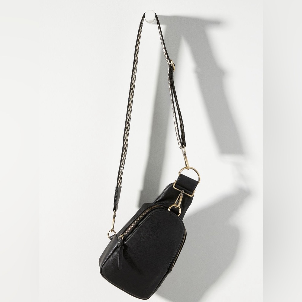 Anthropologie Black Liberty Sling Bag. Excellent condition. Only used once.